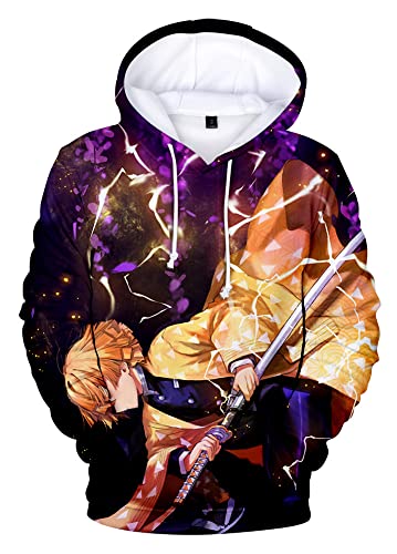 FJHYEEBN Demon Slayer Hoodie Herren Kapuzenpullover 3D Print Pullover Winter Männer Kapuzenpulli Lässiger Langarm-03007-XXL1 FJHYEEBN Demon Slayer Hoodie Herren Kapuzenpullover 3D Print Pullover Winter Männer Kapuzenpulli Lässiger Langarm-03007-XXL1 von FJHYEEBN