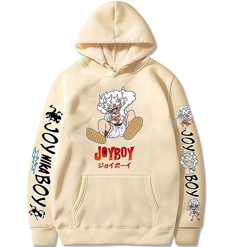 One Piece Hoodies Luffy Gear 5 Kapuzenpullover Unisex Zoro Printed Y2k Aesthetic Hoodies-01MiBai-XL von FJHYEEBN