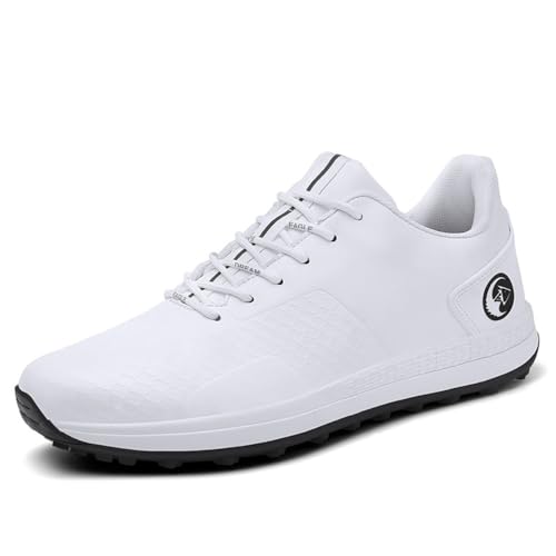 FJJLOVE Golfschuhe Für Männliche rutschfeste wasserdichte Lässige Golf-Turnschuhe Stachellose Outdoor-Nagellose Wanderschuhe,Weiß,45 EU FJJLOVE Golfschuhe Für Männliche rutschfeste wasserdichte Lässige Golf-Turnschuhe Stachellose Outdoor-Nagellose Wanderschuhe,Weiß,45 EU von FJJLOVE