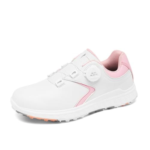 FJJLOVE Herren Golf Turnschuhe wasserdichte Leichte Wanderschuhe Professionelle Casual rutschfeste Outdoor Männliche Golfer Schuhe,Rosa,40 EU FJJLOVE Herren Golf Turnschuhe wasserdichte Leichte Wanderschuhe Professionelle Casual rutschfeste Outdoor Männliche Golfer Schuhe,Rosa,40 EU von FJJLOVE