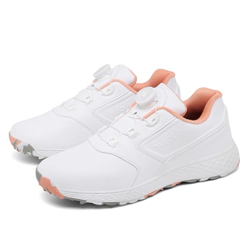 FJJLOVE Männer Frauen Golfschuhe ohne Spikes, rutschfeste Trainingsschuhe wasserdichte Golf-Wanderschuhe für vielseitigen Sport,Pink 2,38 EU FJJLOVE Männer Frauen Golfschuhe ohne Spikes, rutschfeste Trainingsschuhe wasserdichte Golf-Wanderschuhe für vielseitigen Sport,Pink 2,38 EU von FJJLOVE