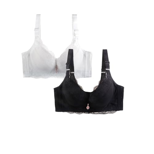 FJKVAVF Black of Friday Angebote 2024 Damen BH Rueckenfrei Grosse Groessen Rueckenfrei Sport BH Soft BH Ohne Buegel 75D Feel Comfort Bustier Klebe BH Große Brust Cup E Mein Konto Anzeigen Sale von FJKVAVF