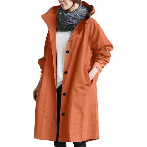 FJKVAVF Damenmode Black of Friday Damen Winterjacke Parka Dicke Daunenjacke Winter Damen Parka Damen Wasserdicht Damen Trenchcoat Winter Damen Mantel Kapuze Meine Bestellungen Anzeigen 2024 von FJKVAVF