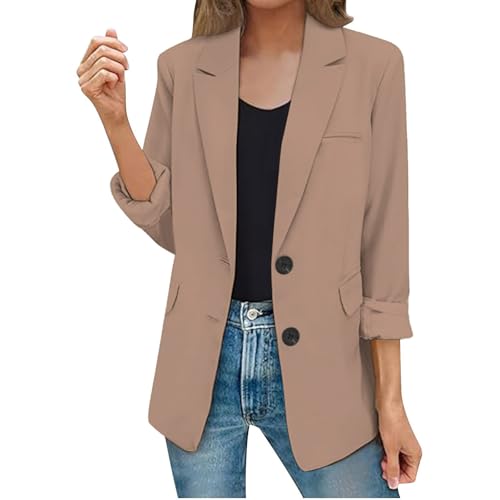 FJKVAVF Tagesangebote Heute Sale Ski Winterjacke Damen Kurze Jeansjacke Damen Regenmantel Damen Gefüttert Lightweight Mantel Damen Regenjacken Frauen Damenmantel Beige Mein Warenkorb Anzeigen von FJKVAVF