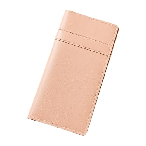 FJOADNVM Geldbeutel Damen Groß Kreative Umschlag-Geldbörse, einfache, ultradünne, Lange Geldbörse mit Mehreren Kartenhaltern, PU-Leder, Geldbeutel for Damen(Pink) von FJOADNVM