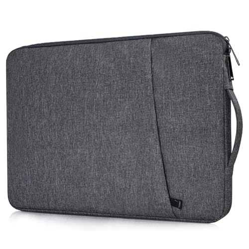 FJOADNVM Notebook Tasche Laptop-Hülle Handtasche Fall for 13 13,3 14 15 15,6 15,4 Zoll wasserdichte Tasche Notebook-Abdeckung(Dark gray,13-13.3 Inch) von FJOADNVM