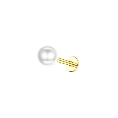 Schmuck Ohrringe 1PCFlat Back Ohrringe for Frauen Edelstahl Gewinde Knorpel Ohrstecker Schmetterling Piercing Schmuck(Style 10) von FJOADNVM