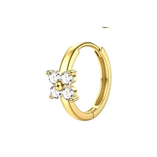 Schmuck Ohrringe 1PCFlat Back Ohrringe for Frauen Edelstahl Gewinde Knorpel Ohrstecker Schmetterling Piercing Schmuck(Style 16) von FJOADNVM