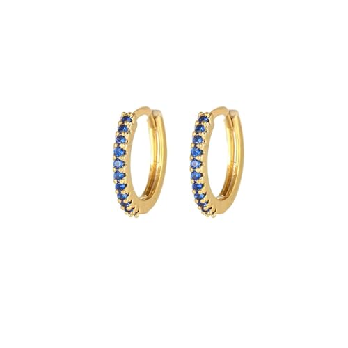 Schmuck Ohrringe Design Gold Farbe Creolen for Frauen Edelstahl Kleine Huggie Ohrringe Piercing Schmuck(Y20298-1 2pcs) von FJOADNVM