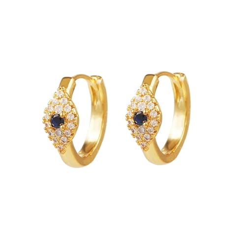 Schmuck Ohrringe Design Gold Farbe Creolen for Frauen Edelstahl Kleine Huggie Ohrringe Piercing Schmuck(Y20298-3 2pcs) von FJOADNVM