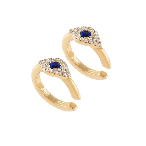 Schmuck Ohrringe Design Gold Farbe Creolen for Frauen Edelstahl Kleine Huggie Ohrringe Piercing Schmuck(Y20298-8 2pcs) von FJOADNVM