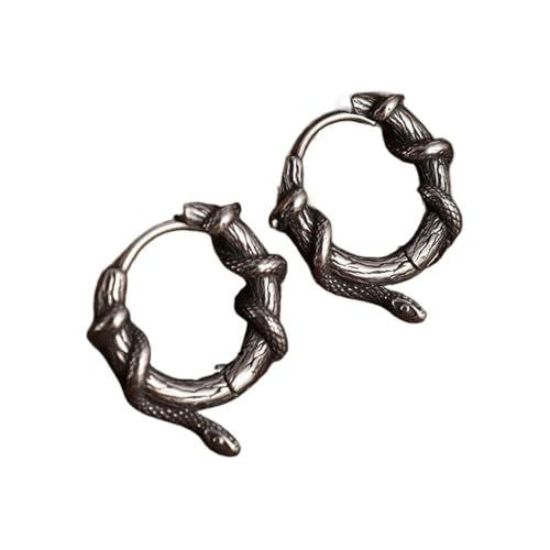Schmuck Ohrringe Ohrringe Persönlichkeit Männlich Und Weiblich Punk Rock Hip-Hop(AL19630-Silver) von FJOADNVM