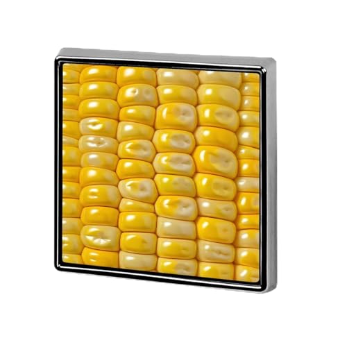 Corn Square Revers Krawattennadel Knöpfe Brosche Abzeichen Anstecknadel Kleidung Hut Zubehör für Männer Frauen von FJQWKLF