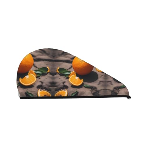 Eine hübsche orangefarbene, schnelltrocknende Haarhaube – modische und farbenfrohe Duschhaube für Damen – bequeme und stylische Duschhaube Eine hübsche orangefarbene, schnelltrocknende Haarhaube – modische und farbenfrohe Duschhaube für Damen – bequeme und stylische Duschhaube von FJQWKLF