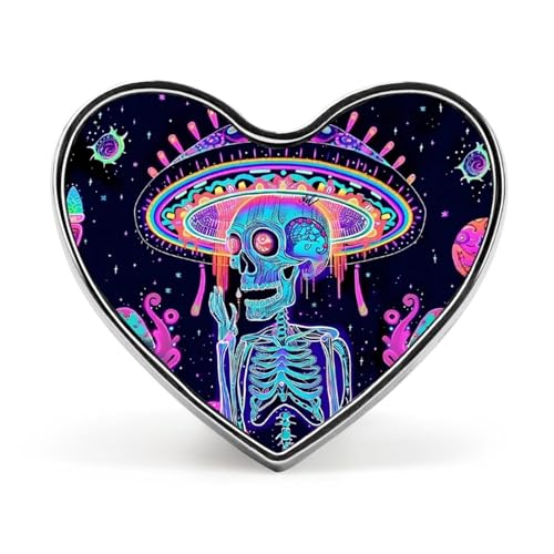 Elegante Anstecknadel mit US-Haiti-Flagge für Herren, Herzknöpfe, Brosche, Anstecknadel, Schmuck für Damen, Kleidung, Hut, Zubehör von FJQWKLF