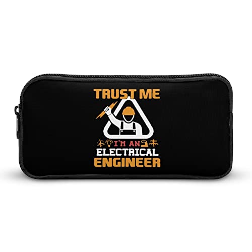 FJQWKLF Federmäppchen mit Aufschrift „Trust Me I'm an Electrical Engineer“, Bedruckt, Stifteetui, Schreibwarenbox, Make-up-Organizer, Aufbewahrungstasche von FJQWKLF