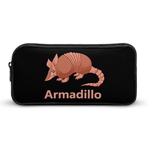 FJQWKLF Federmäppchen mit Cartoon-Gürteltier-Motiv, Bedruckt, Stifttasche, Halter, Schreibwaren-Box, Make-up-Organizer, Aufbewahrungstasche FJQWKLF Federmäppchen mit Cartoon-Gürteltier-Motiv, Bedruckt, Stifttasche, Halter, Schreibwaren-Box, Make-up-Organizer, Aufbewahrungstasche von FJQWKLF