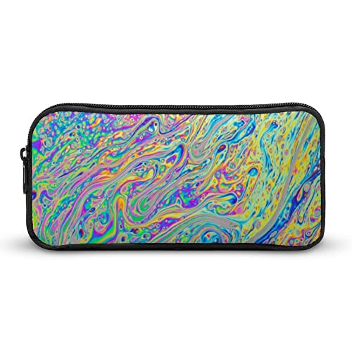 FJQWKLF Federmäppchen mit psychedelischem Trippy-Tie-Dye-Motiv, Bedruckt, Stifttasche, Halter, Schreibwarenbox, Make-up-Organizer, Aufbewahrungstasche von FJQWKLF