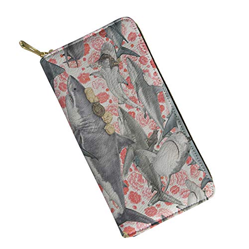 FJQWKLF Frauen Geldbörse Reißverschluss um Kupplung Damen Reise Geldbörse Muster-21 von FJQWKLF