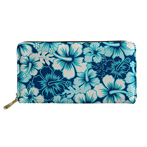 FJQWKLF Frauen Lange Kupplung Brieftasche Mädchen Gedruckt PU Leder Telefon Kartenhalter Reise Geldbörse von FJQWKLF