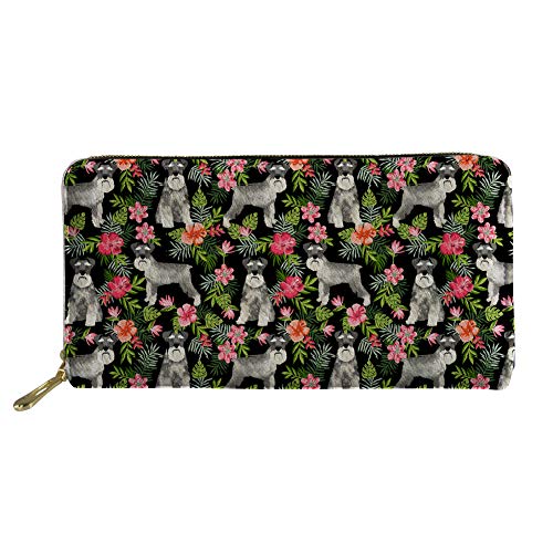 FJQWKLF Frauen Lange Kupplung Brieftasche Mädchen Gedruckt PU Leder Telefon Kartenhalter Reise Geldbörse von FJQWKLF