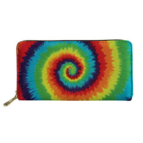 FJQWKLF Frauen Lange Kupplung Brieftasche Mädchen Gedruckt PU Leder Telefon Kartenhalter Reise Geldbörse von FJQWKLF