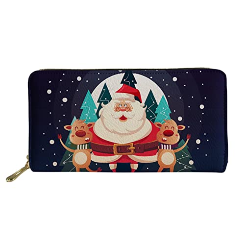 FJQWKLF Geldbörse mit Mehreren Karten, freches Frettchen-Muster, wasserdichte Münzklammer, PU-Leder, Kreditkartenetui, Clutch-Geldbörse von FJQWKLF