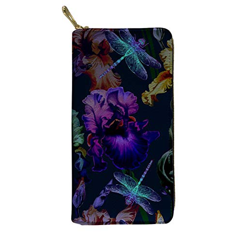 FJQWKLF Geldbörse mit Mehreren Karten, freches Frettchen-Muster, wasserdichte Münzklammer, PU-Leder, Kreditkartenetui, Clutch-Geldbörse von FJQWKLF