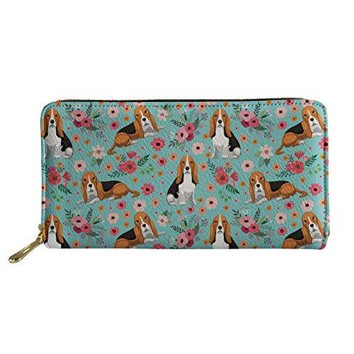 FJQWKLF Geldbörse mit Mehreren Karten, freches Frettchen-Muster, wasserdichte Münzklammer, PU-Leder, Kreditkartenetui, Clutch-Geldbörse von FJQWKLF