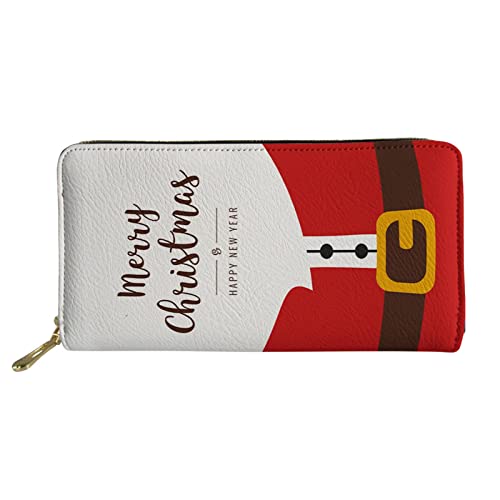 FJQWKLF Geldbörse mit Mehreren Karten, freches Frettchen-Muster, wasserdichte Münzklammer, PU-Leder, Kreditkartenetui, Clutch-Geldbörse von FJQWKLF