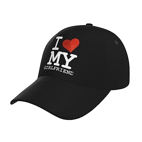 FJQWKLF I Love My Girlfriend Baseball Cap Freizeit Truck Driver Hat von FJQWKLF