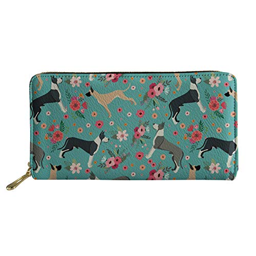 FJQWKLF Lady Multifunktions-Crad-Halter Mädchen Leichte Brieftasche Frauen wasserdichte Geldbörse mit Metallreißverschluss von FJQWKLF