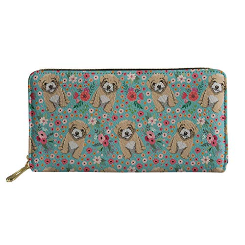 FJQWKLF Lady Multifunktions-Crad-Halter Mädchen Leichte Brieftasche Frauen wasserdichte Geldbörse mit Metallreißverschluss von FJQWKLF
