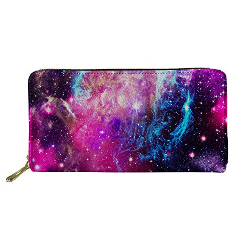 FJQWKLF Lange Leder Geldbörse Frauen Geschenk Geldbörse Telefon Kartenhalter Kupplung Kapazität Tasche von FJQWKLF