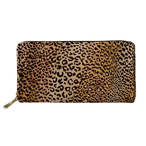 FJQWKLF Lange Leder Geldbörse Frauen Geschenk Geldbörse Telefon Kartenhalter Kupplung Kapazität Tasche von FJQWKLF