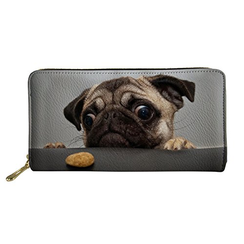 FJQWKLF Lange Leder Geldbörse Frauen Geschenk Geldbörse Telefon Kartenhalter Kupplung Kapazität Tasche von FJQWKLF