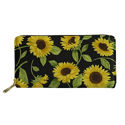 FJQWKLF Lange Leder Geldbörse Frauen Geschenk Geldbörse Telefon Kartenhalter Kupplung Kapazität Tasche von FJQWKLF