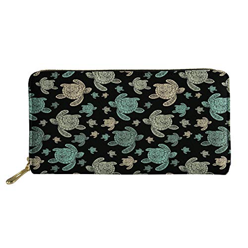 FJQWKLF Lange Leder Geldbörse Frauen Geschenk Geldbörse Telefon Kartenhalter Kupplung Kapazität Tasche von FJQWKLF