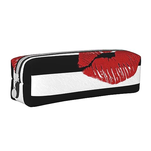 FJQWKLF Lustige Flip-Flops-Hausschuhe, stilvolles Federmäppchen aus Leder – Sorgen Sie für Ordnung bei Ihren Schreibwaren! von FJQWKLF