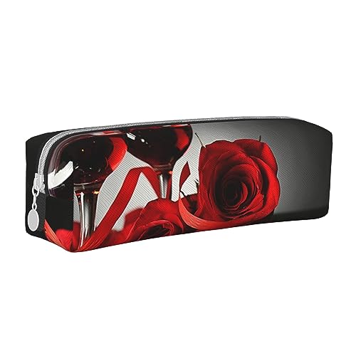 FJQWKLF Lustige Flip-Flops-Hausschuhe, stilvolles Federmäppchen aus Leder – Sorgen Sie für Ordnung bei Ihren Schreibwaren! von FJQWKLF