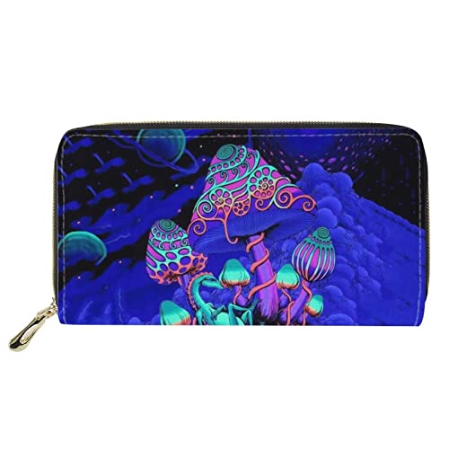 FJQWKLF Niedliche Tier-Frauen-Leder-Geldbörsen-Kupplungs-Lange Geldbörsen-Telefon-Kartenhalter von FJQWKLF