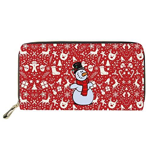 FJQWKLF Niedliche Tier-Frauen-Leder-Geldbörsen-Kupplungs-Lange Geldbörsen-Telefon-Kartenhalter von FJQWKLF