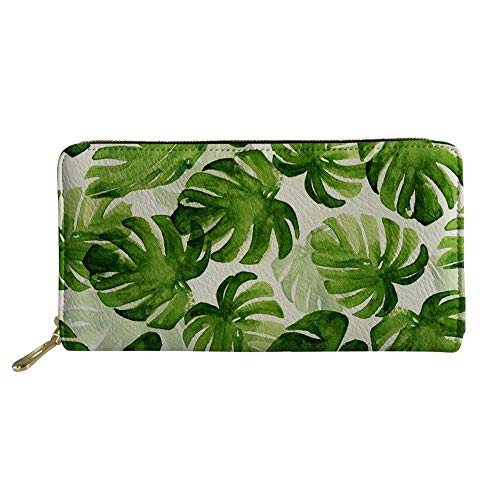 FJQWKLF Niedliche Tier-Frauen-Leder-Geldbörsen-Kupplungs-Lange Geldbörsen-Telefon-Kartenhalter von FJQWKLF