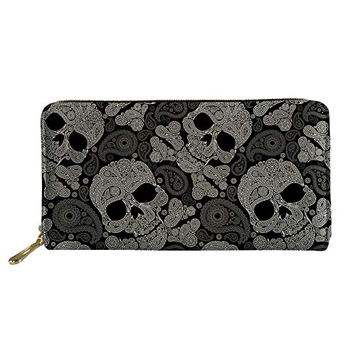 FJQWKLF Niedliche Tier-Frauen-Leder-Geldbörsen-Kupplungs-Lange Geldbörsen-Telefon-Kartenhalter von FJQWKLF