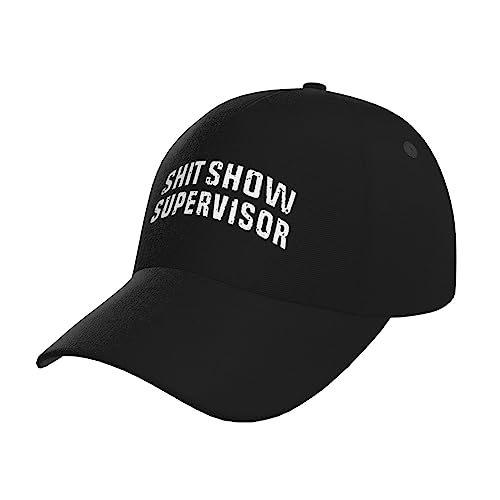 FJQWKLF Shit Show Supervisor Baseball Cap Freizeit Truck Driver Hat von FJQWKLF