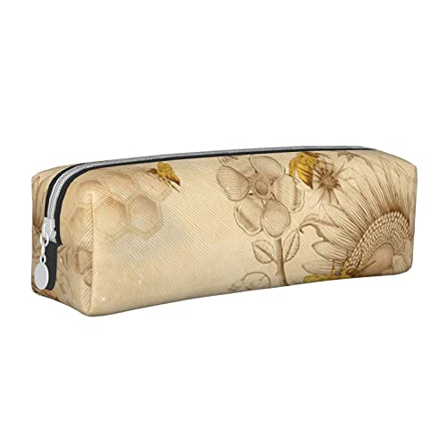 FJQWKLF Stilvolles Federmäppchen aus Alpaka-Leder – Sorgen Sie für Ordnung bei Ihren Schreibwaren! von FJQWKLF