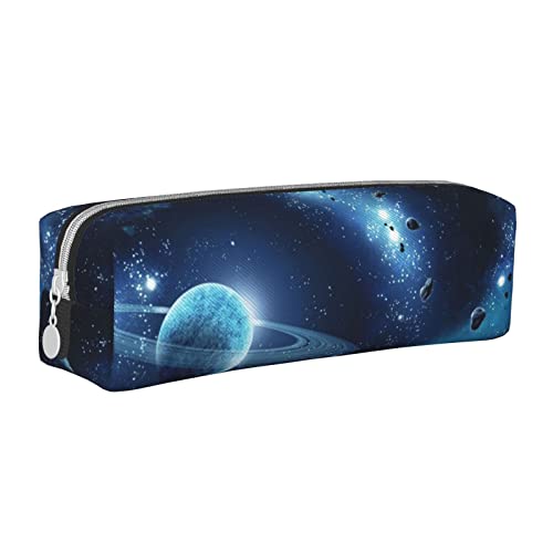 FJQWKLF Stilvolles Federmäppchen aus Leder im Bibliotheks-Bücherregal-Stil – Sorgen Sie für Ordnung bei Ihren Schreibwaren! von FJQWKLF