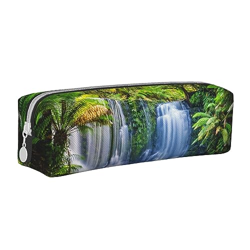 FJQWKLF Stilvolles Federmäppchen aus Leder im Galaxy Space Art-Stil – Sorgen Sie für Ordnung bei Ihren Schreibwaren! von FJQWKLF