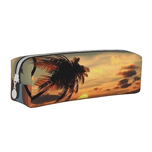 FJQWKLF Stilvolles Federmäppchen aus Leder im Galaxy Space Art-Stil – Sorgen Sie für Ordnung bei Ihren Schreibwaren! von FJQWKLF