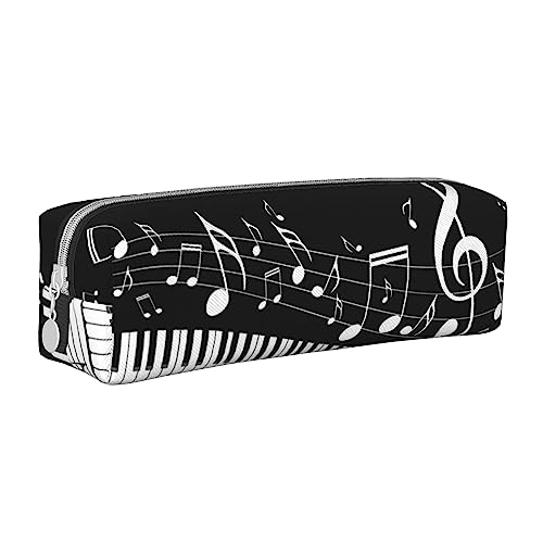 FJQWKLF Stilvolles Federmäppchen aus Leder mit der Aufschrift „Meeresschildkröte schwimmt über Einer Koralle – Sorgen Sie für Ordnung bei Ihren Schreibwaren! von FJQWKLF